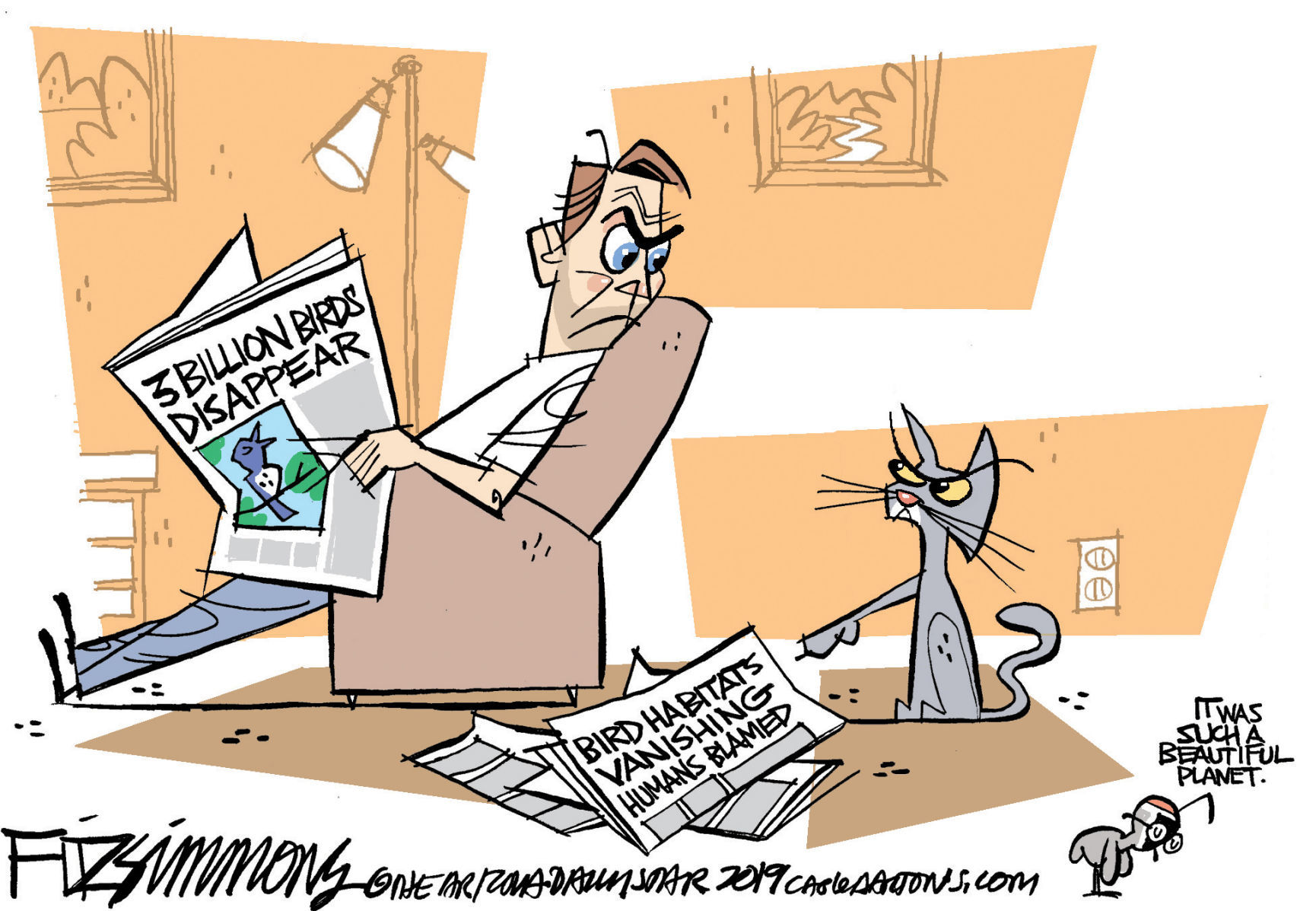 Daily Fitz Cartoon: Birds